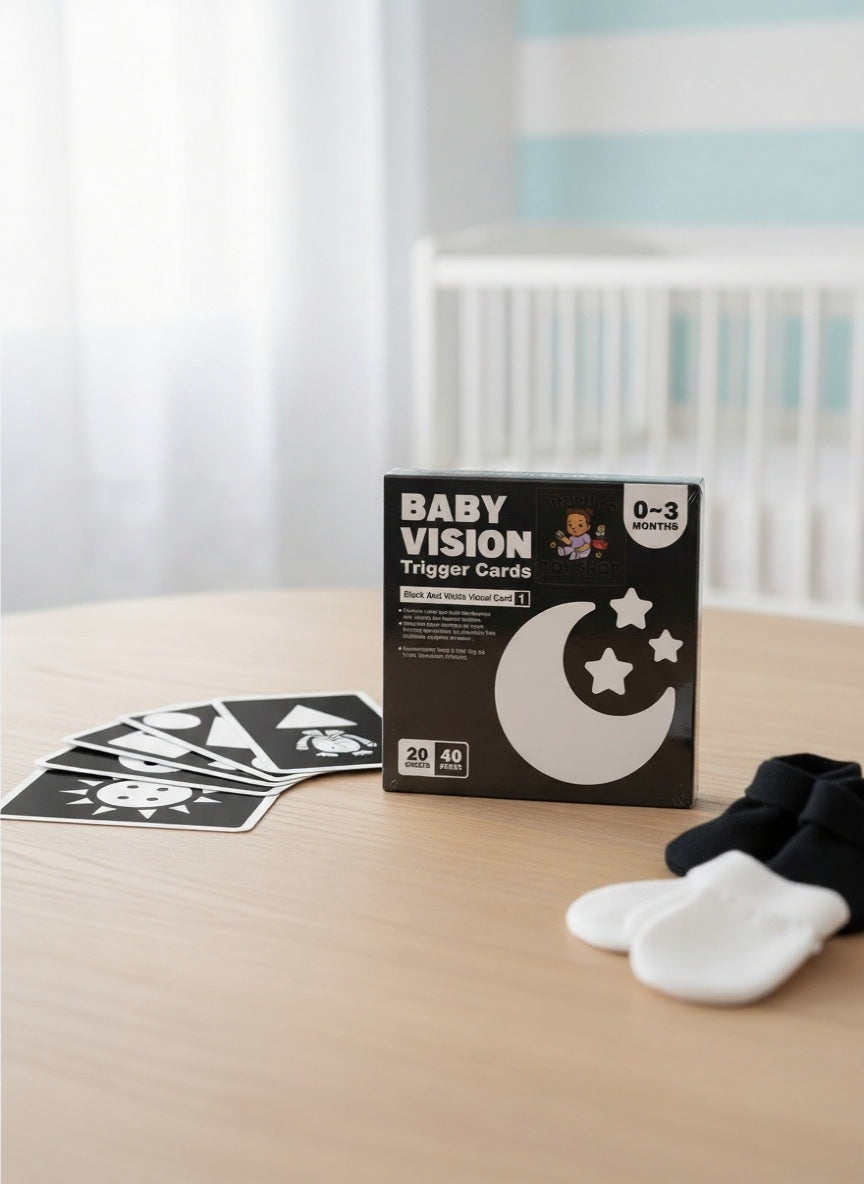 High Contrast Baby Vision Trigger Cards (0-3 Months)
