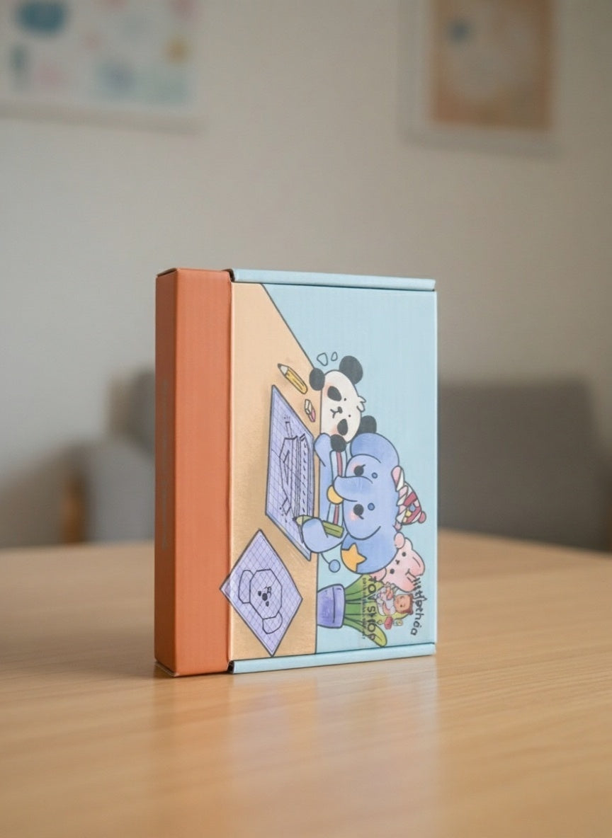 LittleThea™ Symmetrical Drawing Cards | Montessori Art & Math Activity for Kids 3+