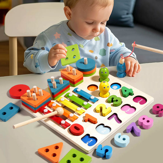 LittleThea™ 5-in-1 Montessori Activity Board