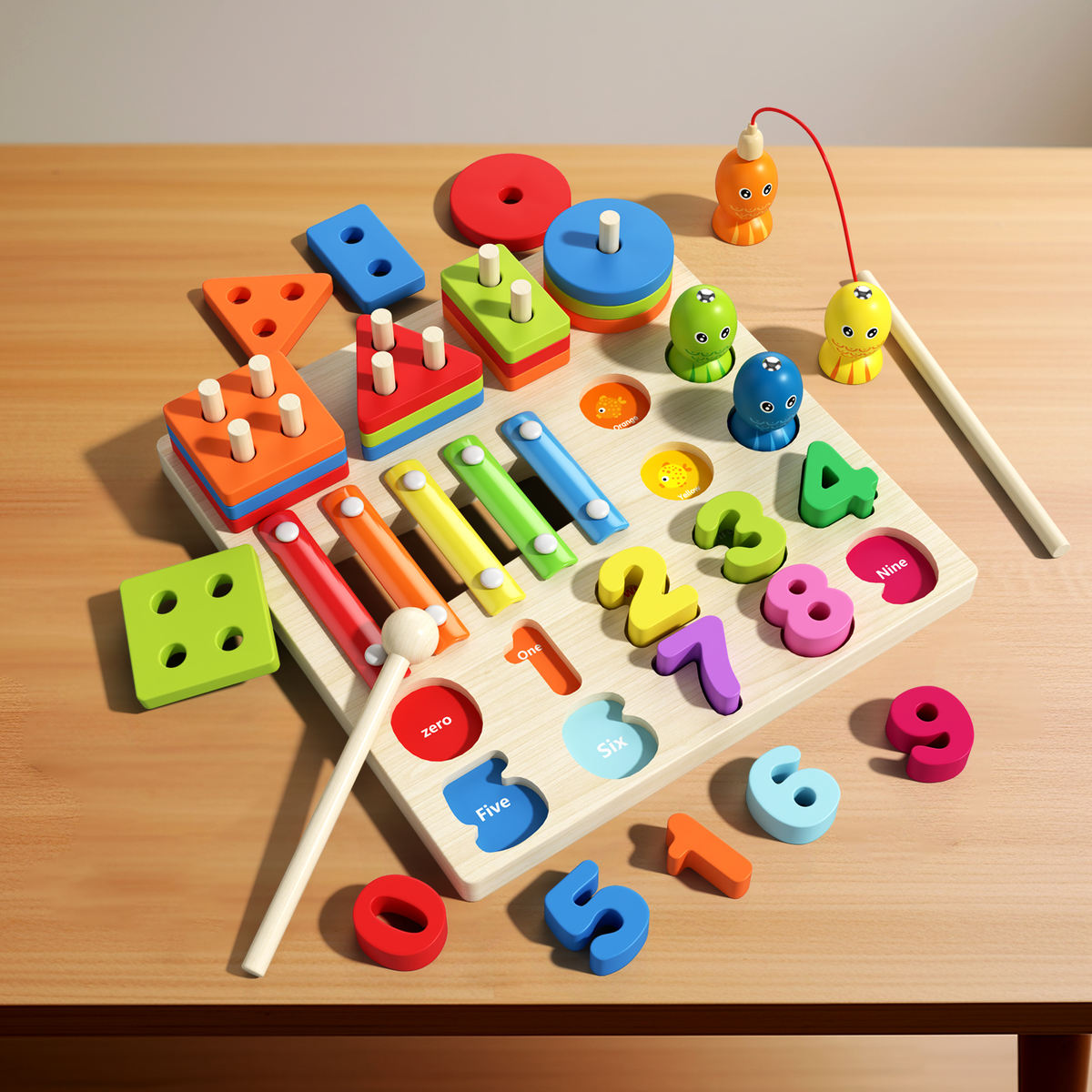 LittleThea™ 5-in-1 Montessori Activity Board